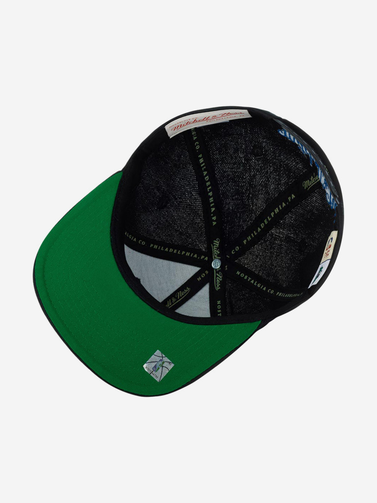Бейсболка с прямым козырьком MITCHELL NESS 6HSSJS19079-MTIBLCK Minnesota Timberwolves MLB (черный)