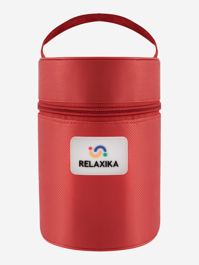 Термос для еды Relaxika 301, 700 мл, в термочехле, стальной