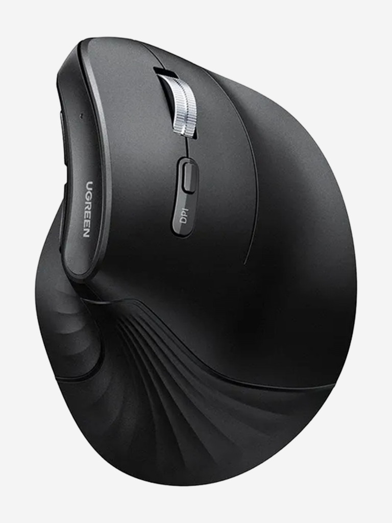 Беспроводная компьютерная мышь вертикальная UGREEN MU008S (85081) Multi-mode Wireless Vertical Mouse 2.4 GHz&BT