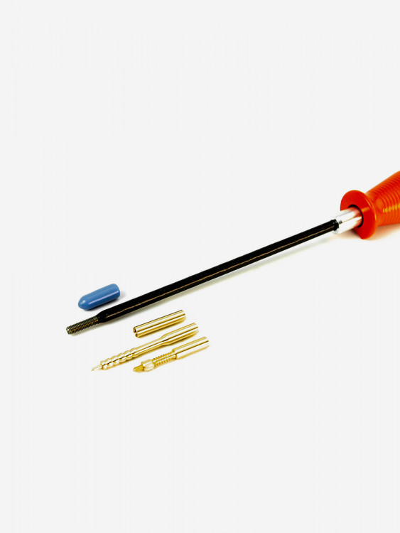 Шомпол ЧИСТОGUN к.22 -26, d5мм, 15см, подшипник, нейлон, папа 8/36, вишер, переходник, игла