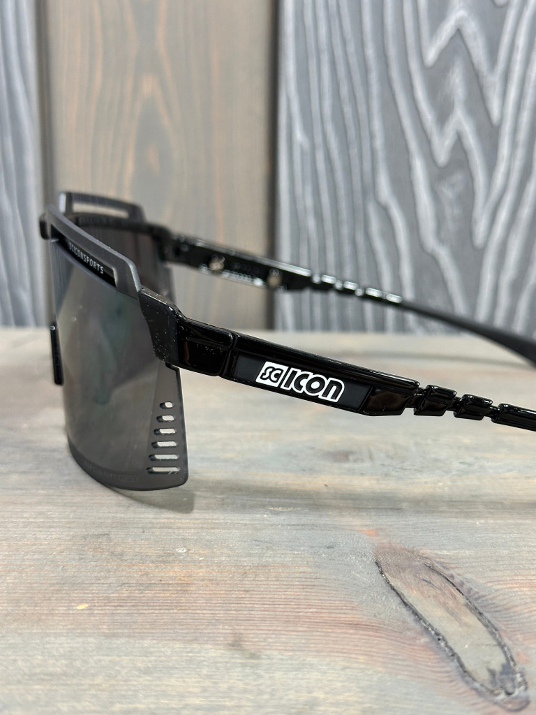 Очки спортивные Scicon AeroWatt Foza оправа Black Gloss линза SCNPP Multimirror Silver