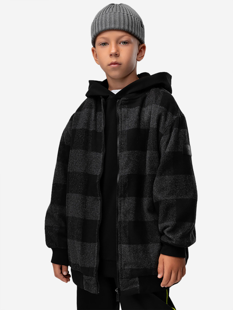 Бомбер оверсайз в клетку bodo