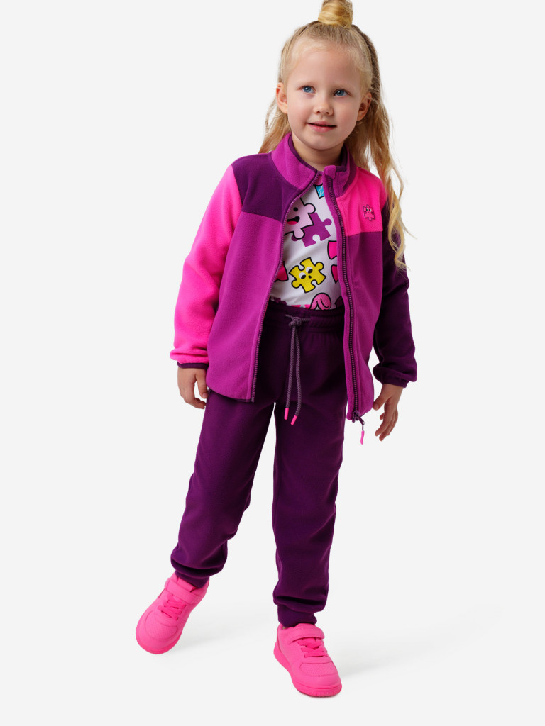 Комплект флисовый для девочки: куртка, брюки PlayToday