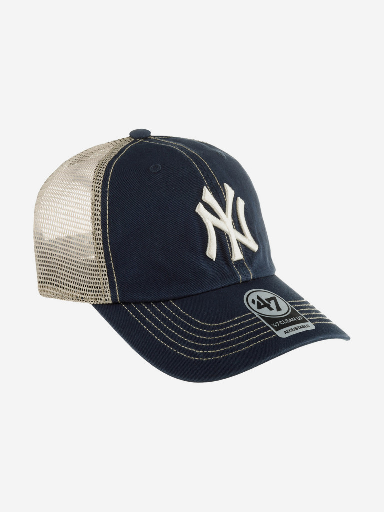 Бейсболка с сеточкой 47 BRAND B-TRWLR17GWP-NY New York Yankees MLB (синий)