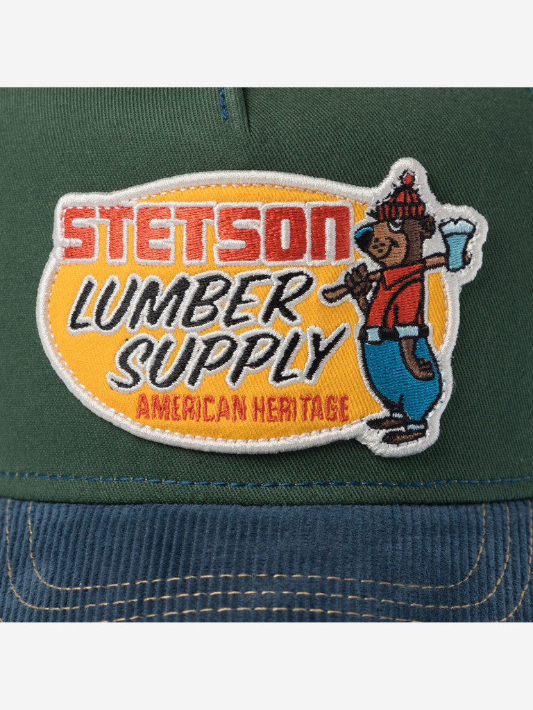 Бейсболка с сеточкой STETSON 7761130K TRUCKER CAP LUMBER SUPPLY (синий)