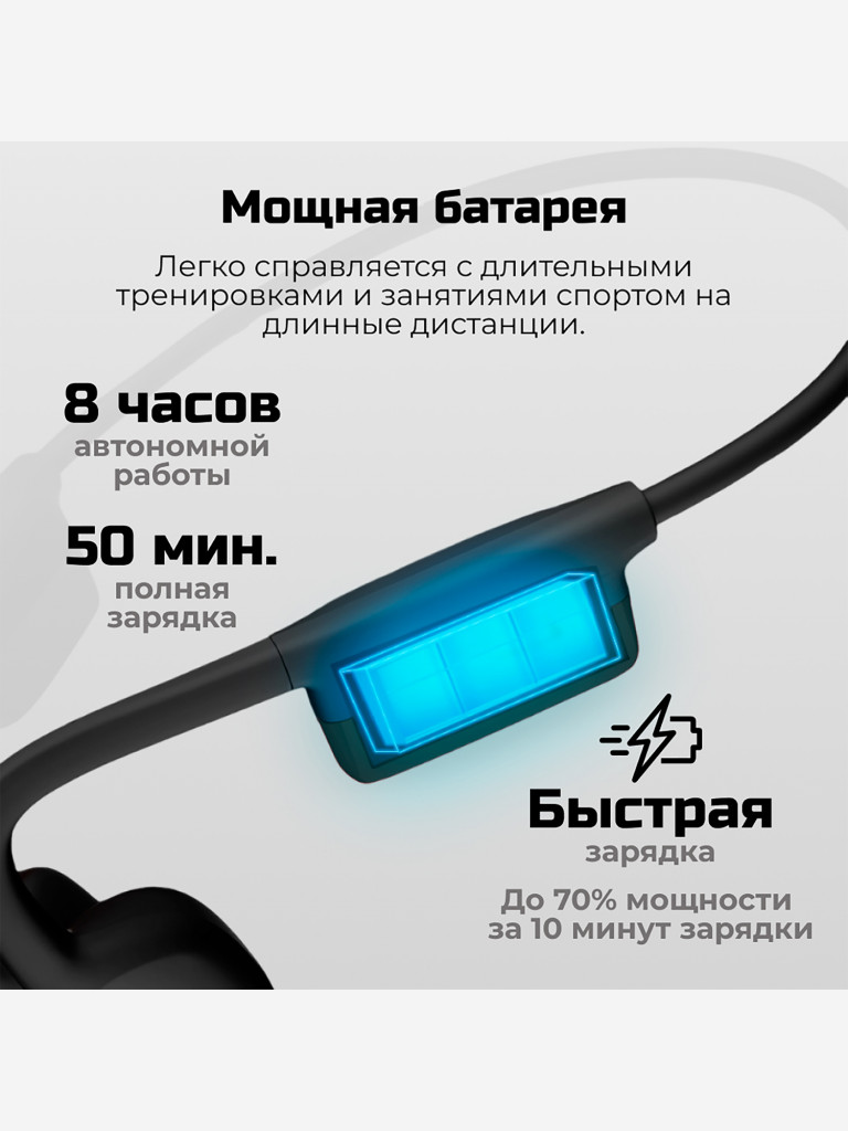 Наушники с костной проводимостью ZDK Openear Forte black