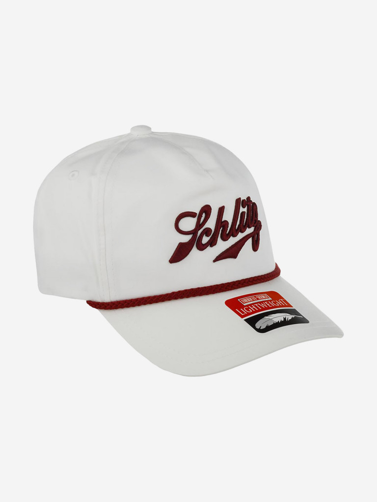Бейсболка AMERICAN NEEDLE 19H001A-SCHL Schlitz Lightweight Rope (белый)