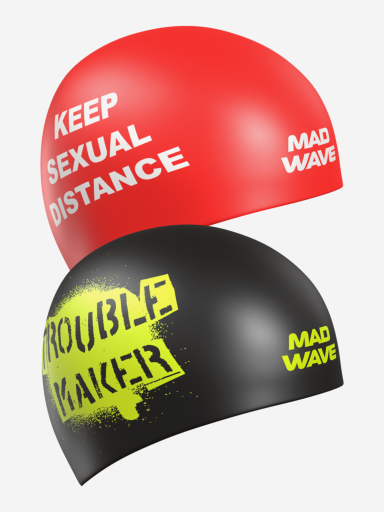 Силиконовая шапочка Mad Wave TROUBLE MAKER reversible
