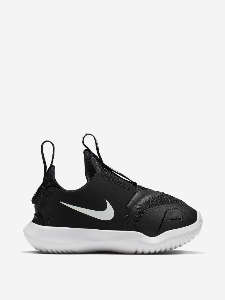 Nike flex runner black and white on sale