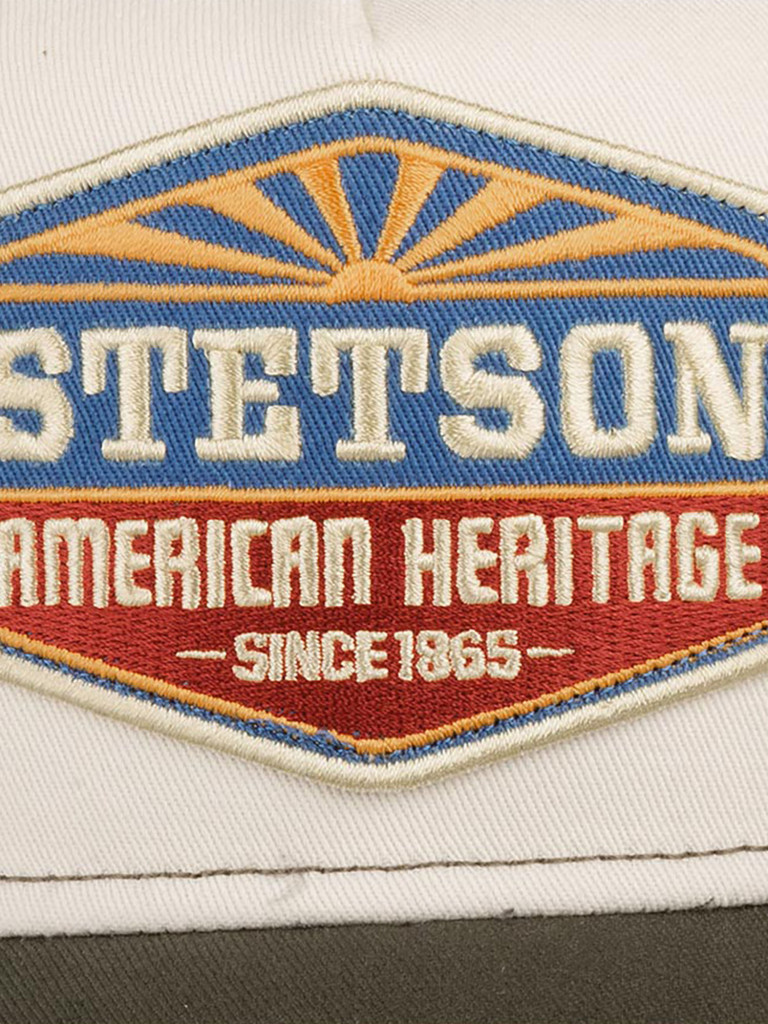 Бейсболка с сеточкой STETSON 7751194 TRUCKER CAP SUN (оливковый)