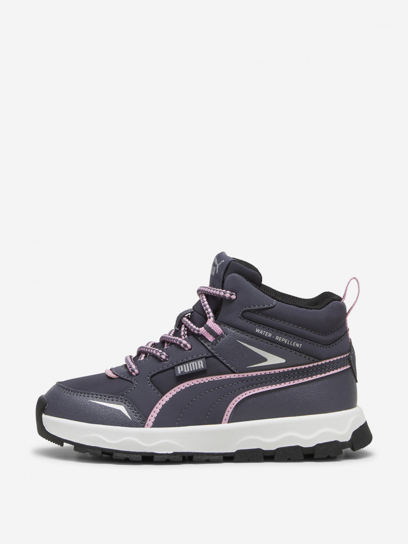 фото Кроссовки для девочек puma evolve trail ps, серый