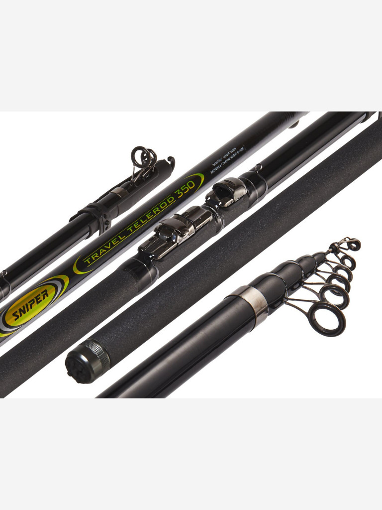 Удилище для рыбалки поплавочное с кольцами Salmo Sniper TRAVEL TELEROD 3.50, рабочая длина 3,5м, вес 215гр