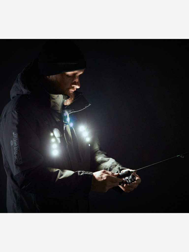 Костюм Norfin APEX 2 LED (куртка+полукомбинезон) для рыбалки и охоты