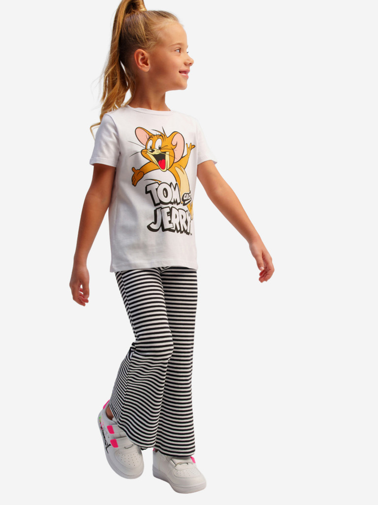 Комплект для девочек: футболка, легинсы PlayToday