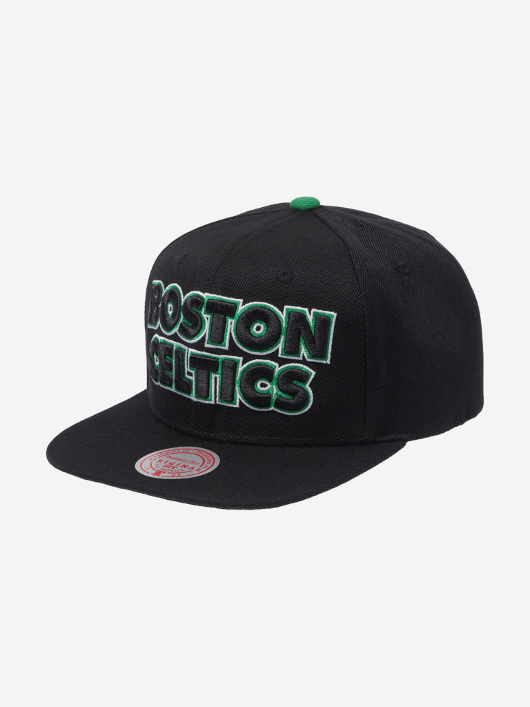 Бейсболка MITCHELL NESS HHSS5469-BCEYYPPPBLCK Boston Celtics NBA