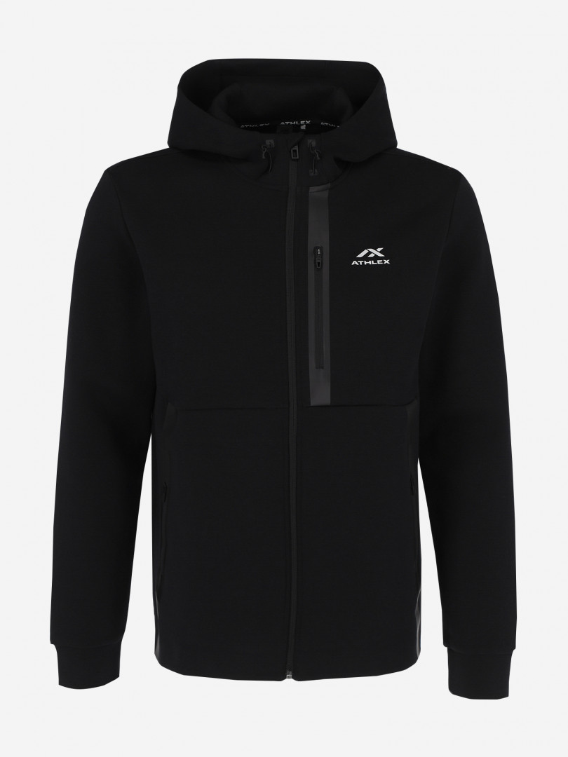 фото Толстовка мужская athlex top fleece, черный