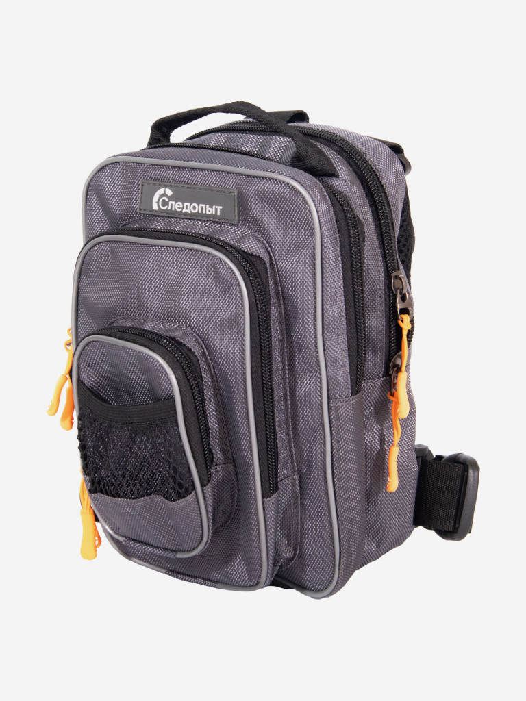 Сумка рыболовная Следопыт Street Fishing MultiLock Pocket, 16х19х24 см, цвет серый.
