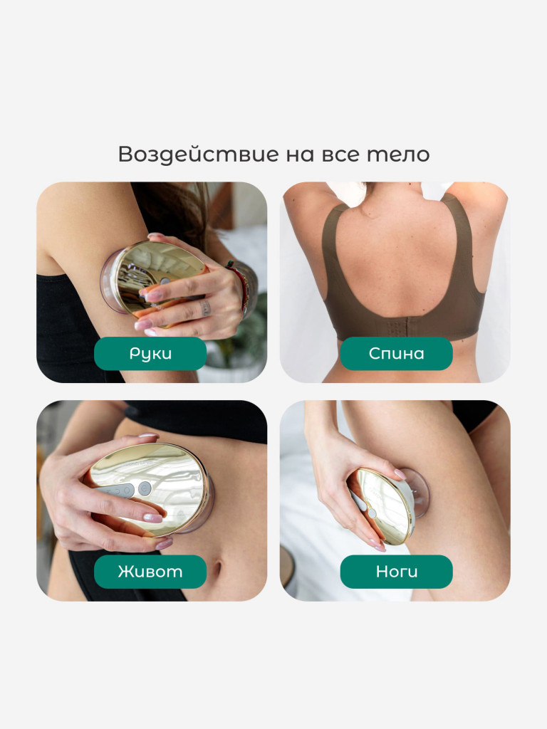 Вакуумный антицеллюлитный массажер для тела Gezatone VACU NeoBody
