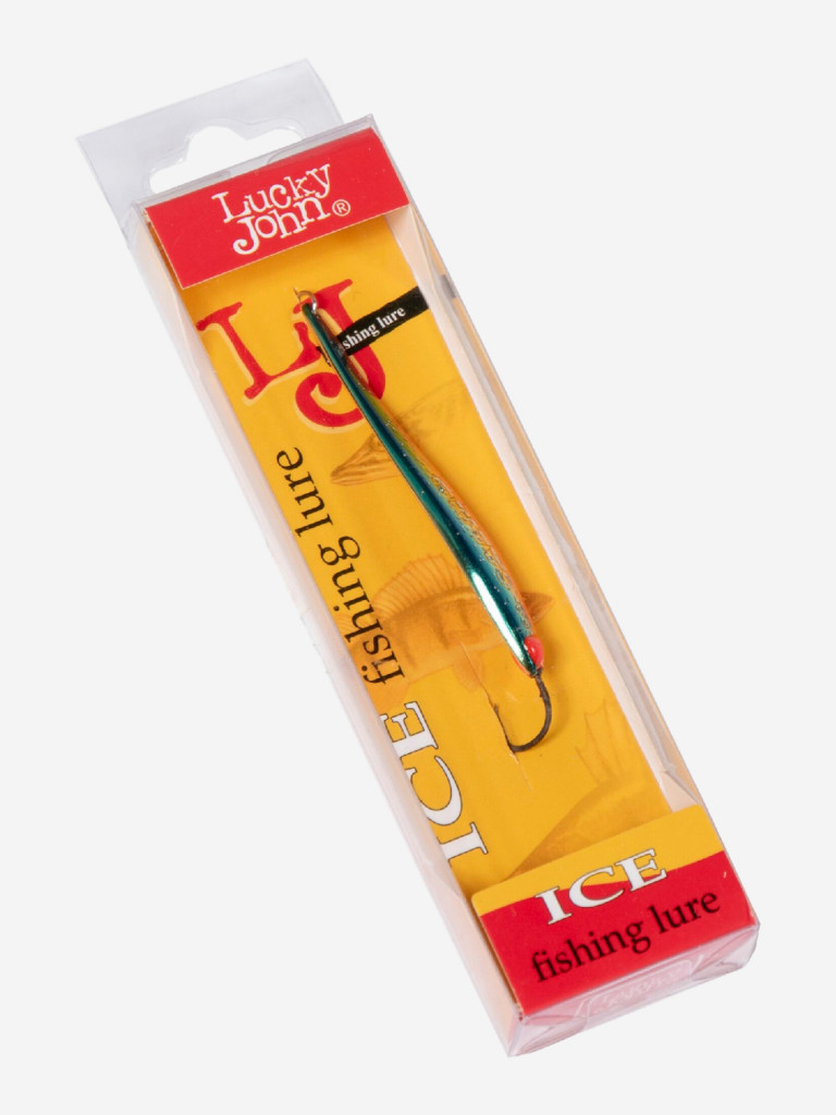 Блесна вертикальная Lucky John зимняя MODEL S-3 с впаянным крючком, вес 6 г