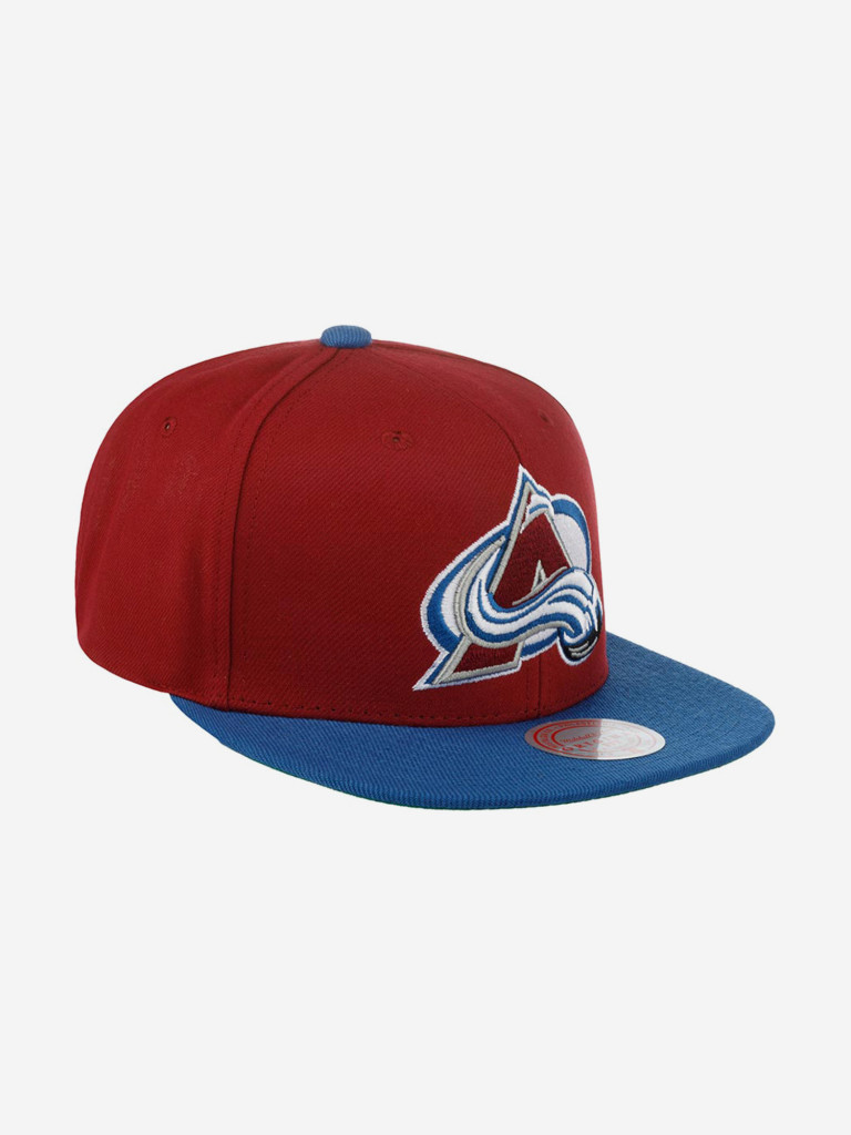 Бейсболка с прямым козырьком MITCHELL NESS HHSS5367-CAVYYPPPRDLB Colorado Avalanche NHL