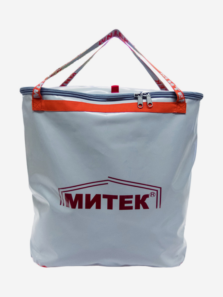 Сумка МИТЕК с крышкой, овал 50х20х50 (серый)