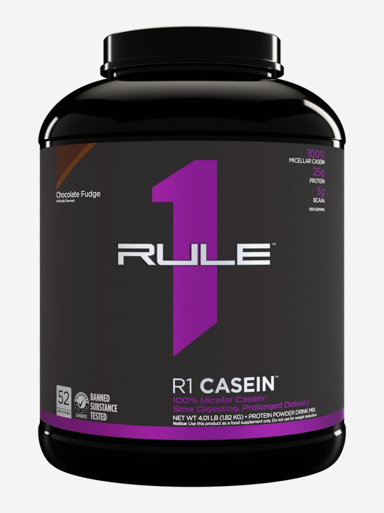 Протеин Rule 1 Casein, 1820 г, Шоколадная помадка