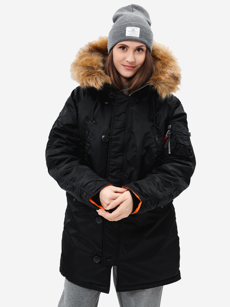 Парка зимняя женская N-3B W Alpha Industries
