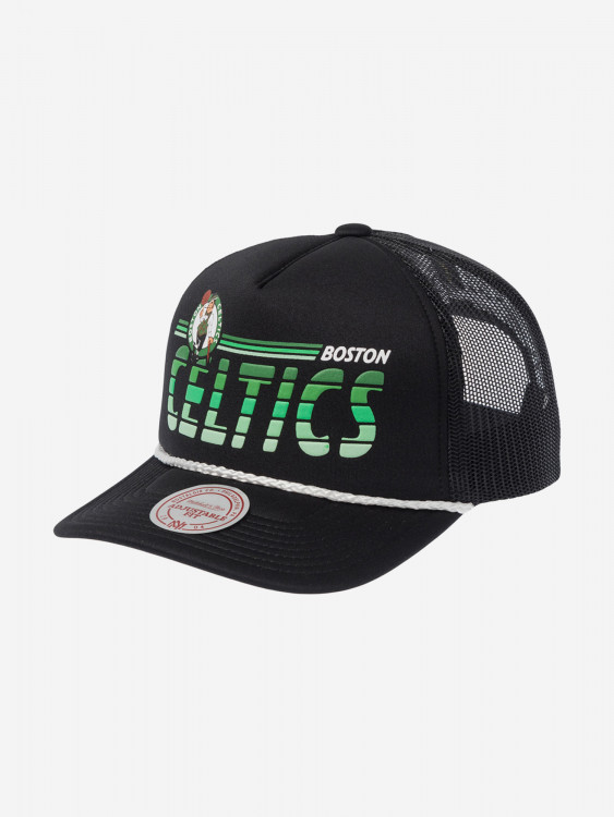 Бейсболка с сеточкой MITCHELL NESS HT11491-BCEBLCK Boston Celtics NBA