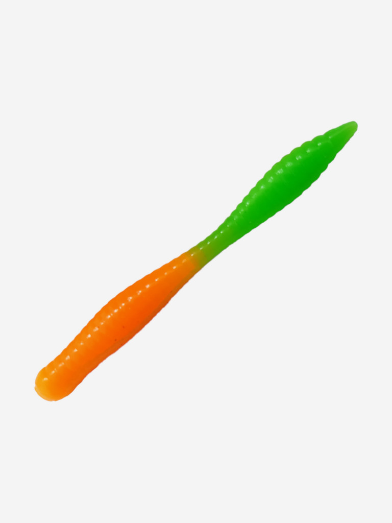 Силикон TROUT LURE (SANSAN) в банке, BEAVER 77, СЫР,COL. 24 (Orange-Green), (10шт)