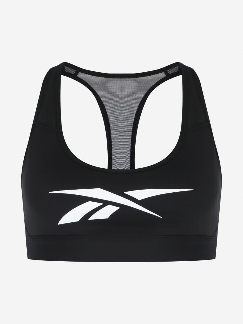 Спортивный топ бра Reebok Lux Vector Racer Bra 28611990299 Черный, размер 52,44,48,54,40, фото 5