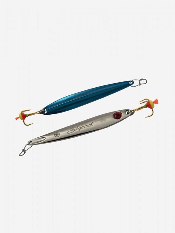 Блесна для рыбалки ECOPRO Shprot 90мм 18г. SBL золот.крюч., вертикальная