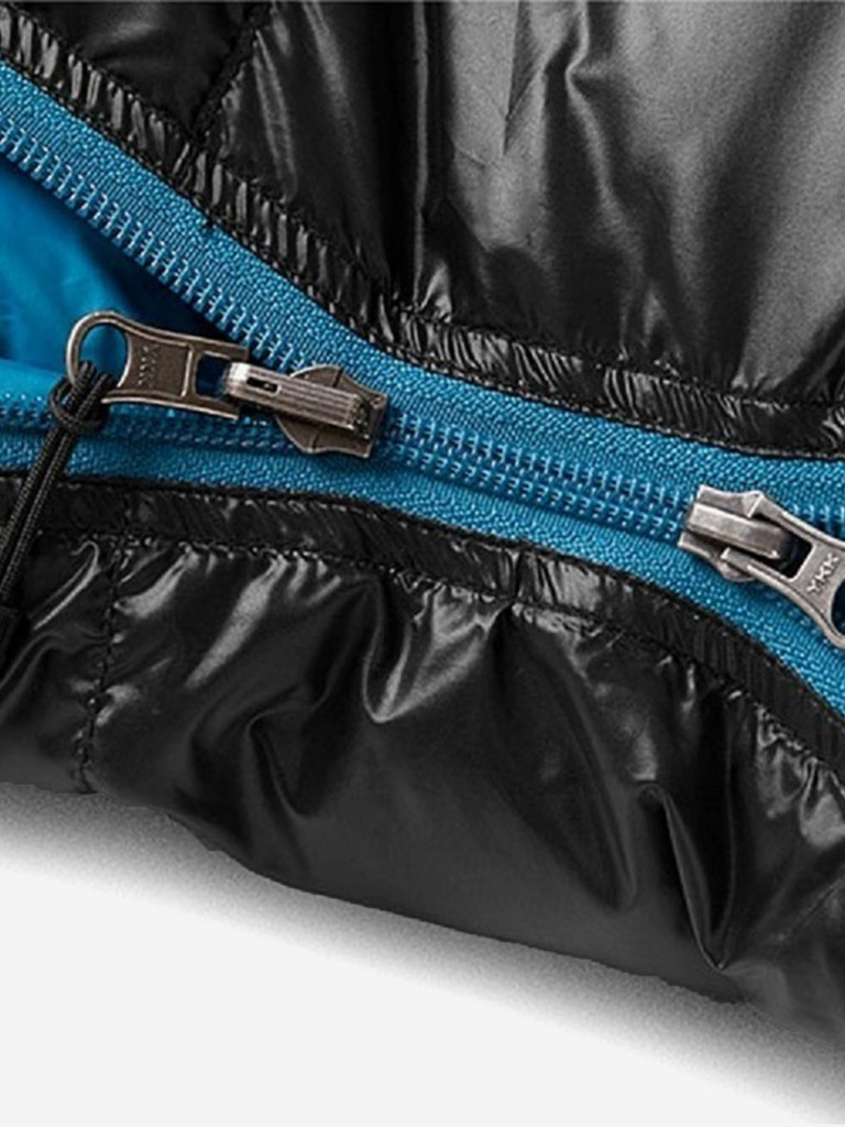 Мешок спальный Naturehike CW400 NH18C400-D с гусиным пухом М черный