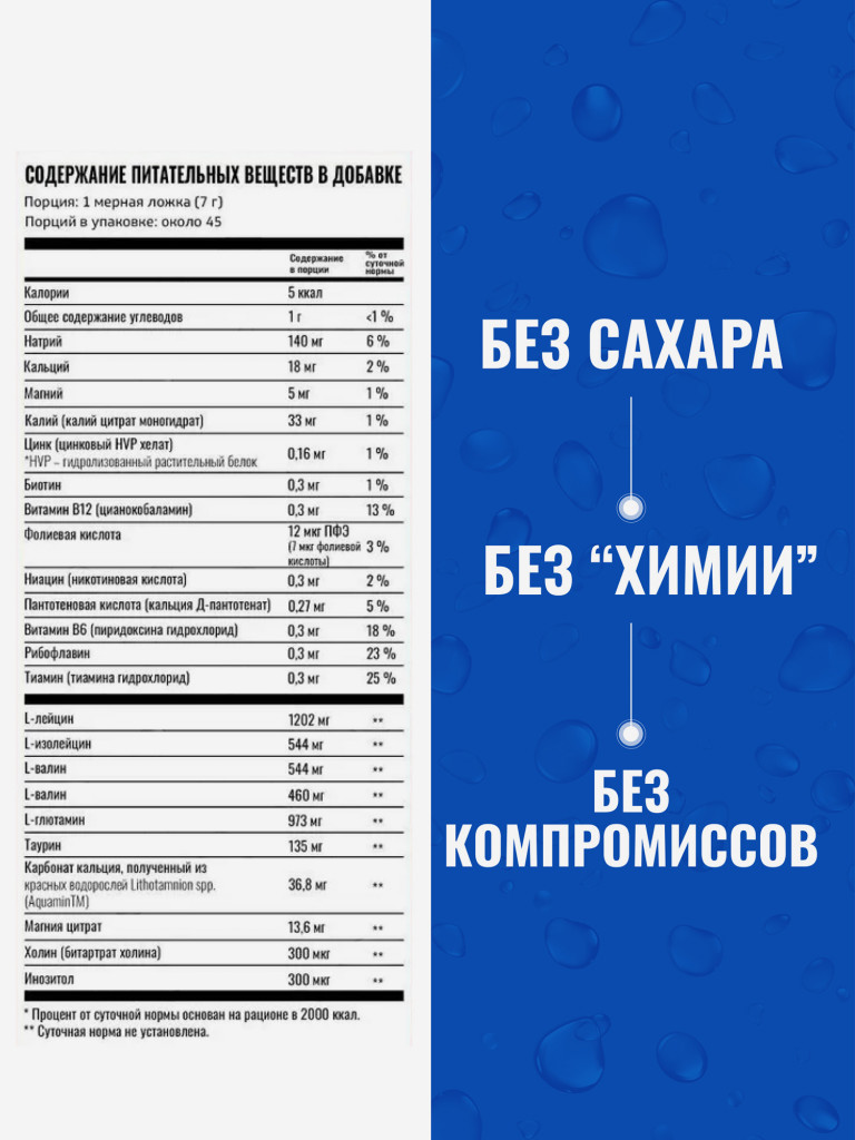 Изотоник Biosteel Hydration Mix Ледяная Свежесть, 140 г