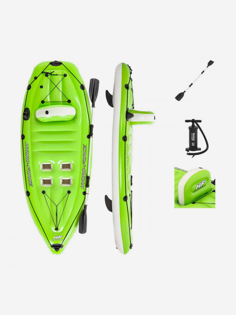 Надувная лодка-каяк Bestway 65097 Koracle (270х100см) + весло, насос