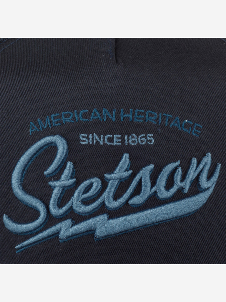 Бейсболка с сеточкой STETSON 7751171 TRUCKER CAP AMERICAN HERITAGE CLASSIC (синий)