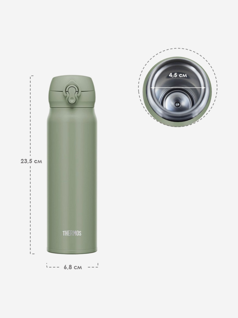 Термокружка для кофе 600 мл THERMOS JNL-606 зелёная