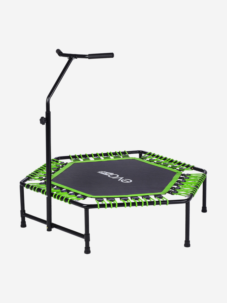 Батут спортивный для фитнеса и джампинга EVO JUMP PRO, зеленый