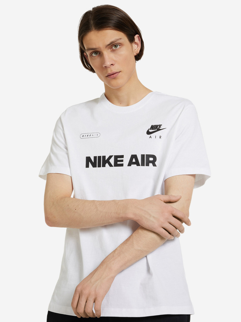 Nike air t shirt white best sale