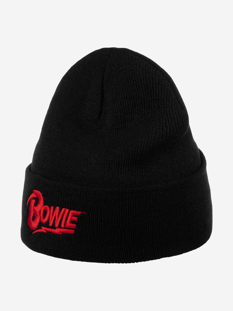 Шапка с отворотом AMERICAN NEEDLE 21019A-BOWI Bowie Cuffed Knit (черный)