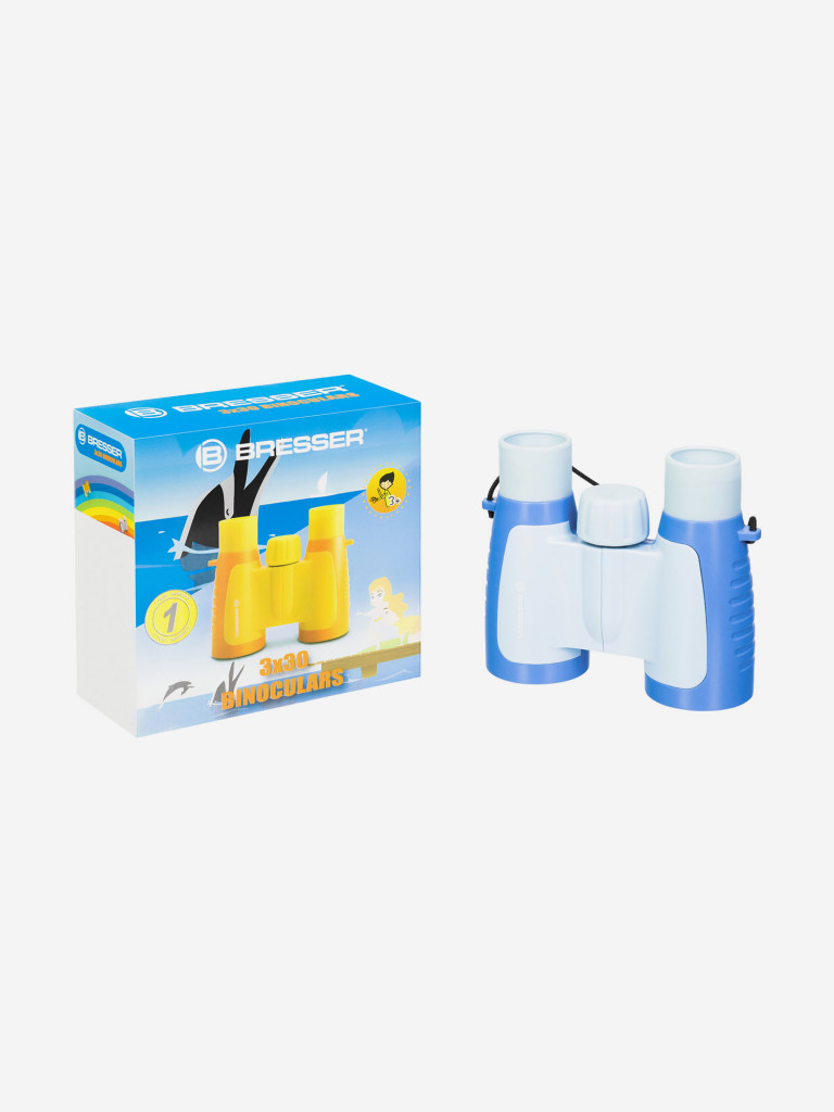 Бинокль детский Bresser Junior 3x30, синий