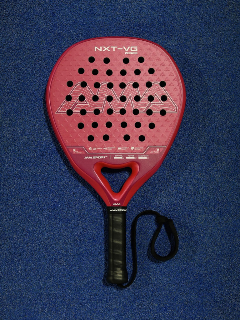 Ракетка для падел-тенниса AMA, форма - бриллиант, баланс - нейтральный