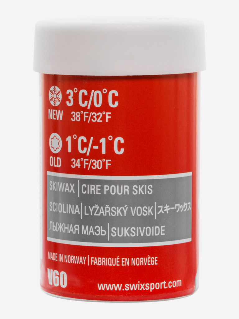 Мазь держания Swix V60 Red/Silver, 0/+3 °C
