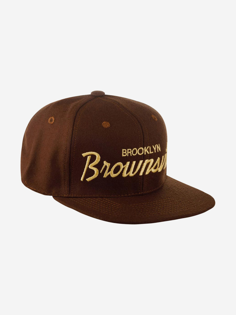 Бейсболка с прямым козырьком HOOD 100-MWL001-NY026-ST Brownsville II, NY (коричневый)