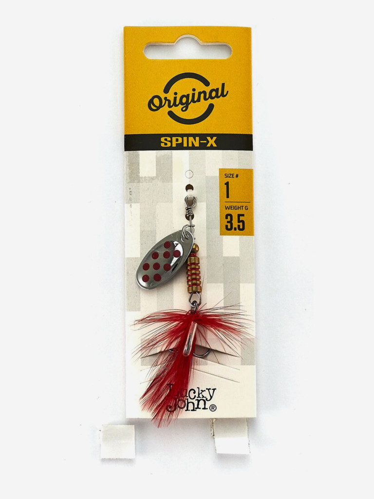 Блесна вращающаяся Lucky John SPIN X ROUND 01, вес 3,5 г