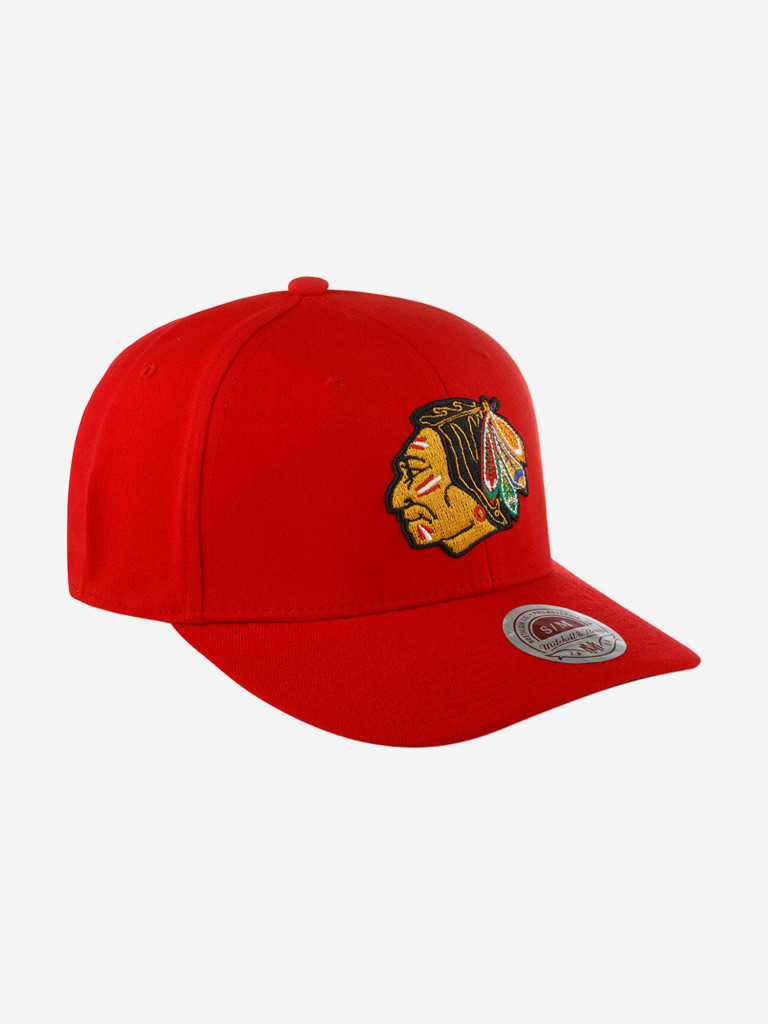 Бейсболка MITCHELL NESS MN-NHL-EU127-CHIBLA-RED Chicago Blackhawks NHL (красный)