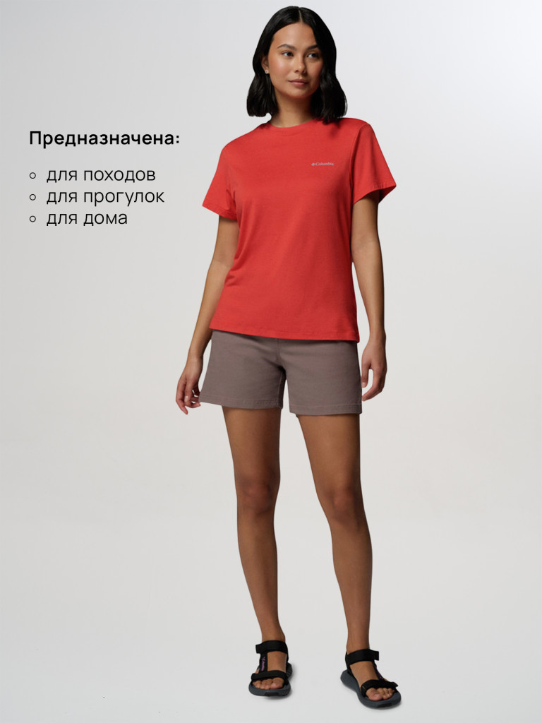 Футболка женская Columbia Parsons Point SS Logo Tee