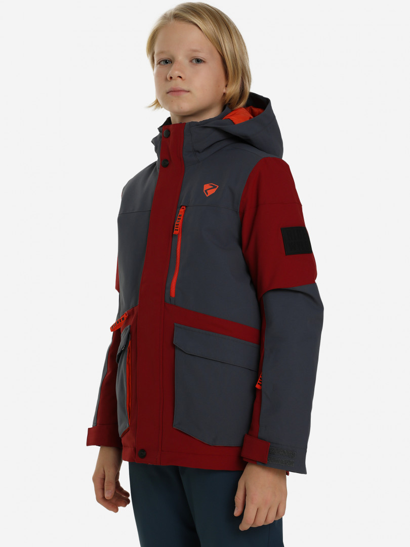 фото Куртка утепленная для мальчиков ziener agonis, красный