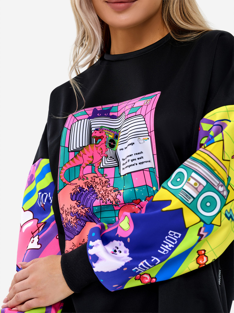 Свитшот женский Bona Fide: PIC-shirt "JOY"