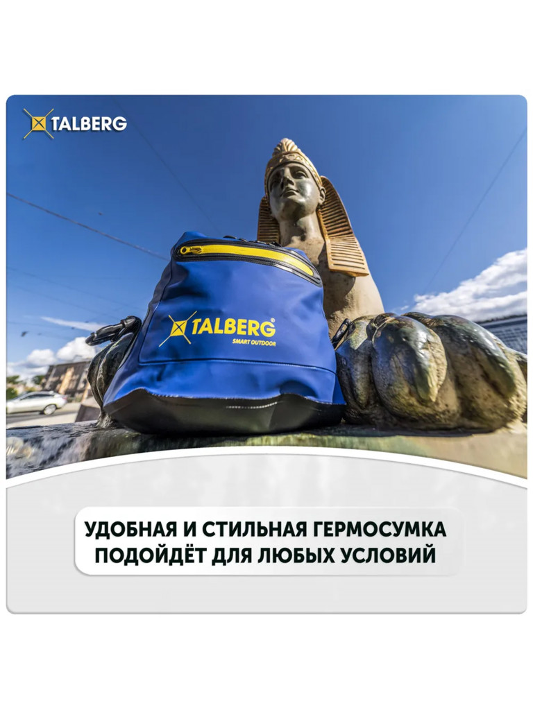 Гермосумка TALBERG TRAVEL DRY 10, василёк