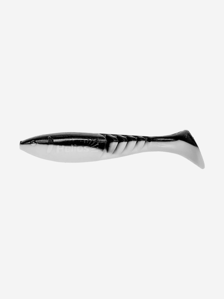 Мягкая приманка Helios Slash, 2,64'' / 6,7 см, Black & White, 100 шт (HS-19-023-N)